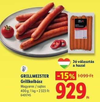 GRILLMEISTER Grillkolbász