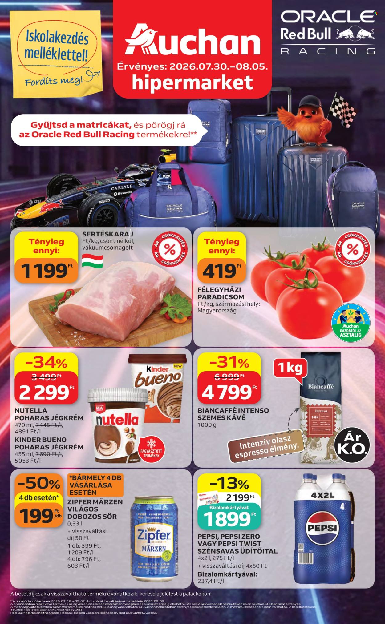 Auchan akciós újságok - 2026.07.30 - 2026.08.05. Oldal 1