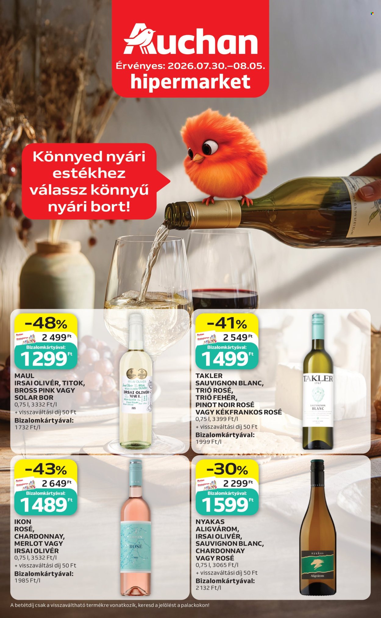Auchan akciós újságok - 2026.07.30 - 2026.08.05. Oldal 1