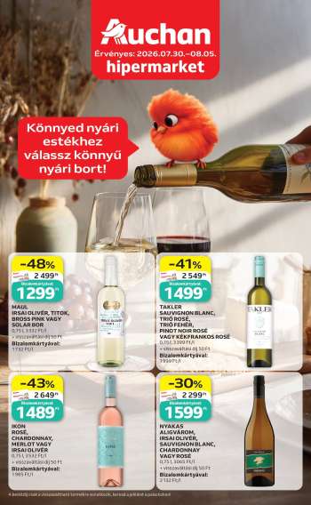 Újság Auchan - 2026.07.30 - 2026.08.05.