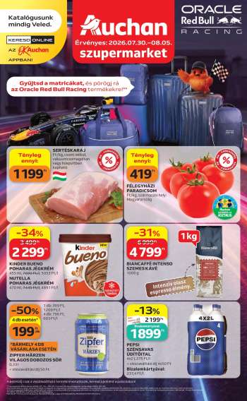 Újság Auchan - 2026.07.30 - 2026.08.05.