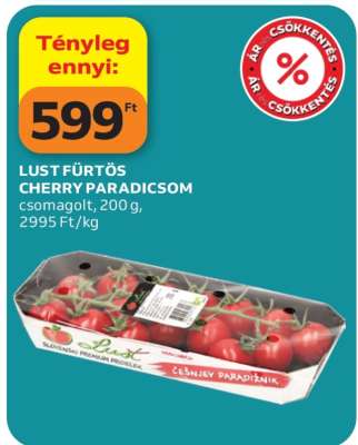 LUŠT FÜRTÖS CHERRY PARADICSOM