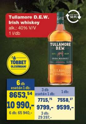 TULLAMORE D.E.W. IRISH WHISKEY