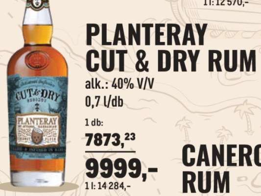 PLANTERAY CUT&DRY RUM