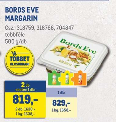 Bords Eve Margarine