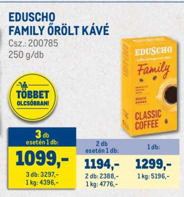 Eduscho Family őrölt kávé
