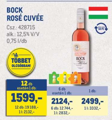 BOCK ROSÉ CUVÉE