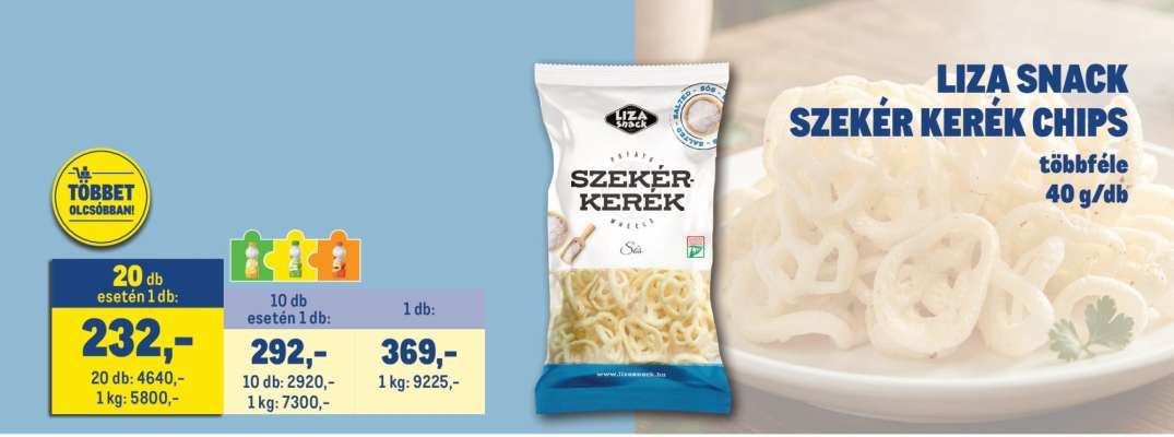 LIZA SNACK SZEKÉR KERÉK CHIPS