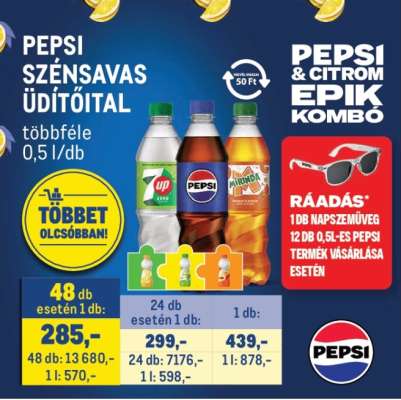Pepsi szénsavas üdítőital