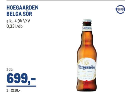HOEGAARDEN BELGA SÖR