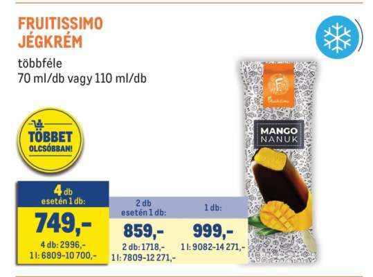 FRUITISSIMO JÉGKRÉM