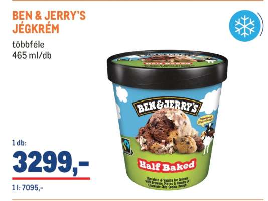 BEN&JERRY'S Jégkrém