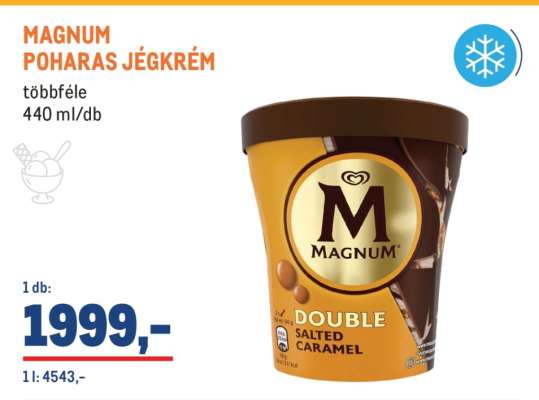 MAGNUM Poharas jégkrém