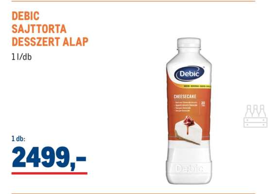 DEBIC SAJTTORTA DESSZERT ALAP