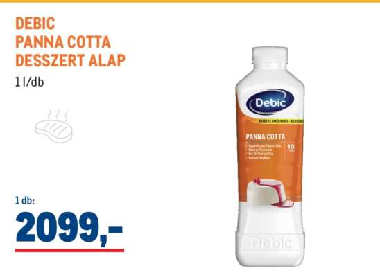 DEBIC PANNA COTTA DESSZERT ALAP