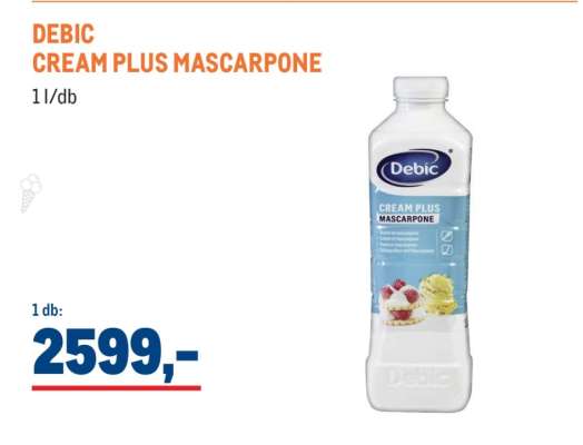 DEBIC CREAM PLUS MASCARPONE