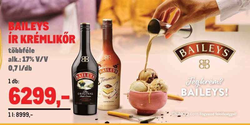Baileys Ír Krémlikőr