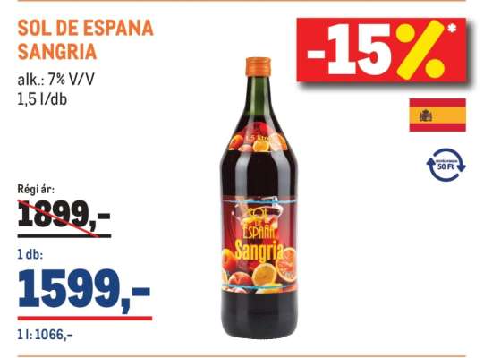SOL DE ESPAÑA SANGRIA