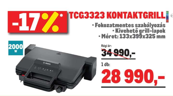TCG3323 KONTAKTGRILL