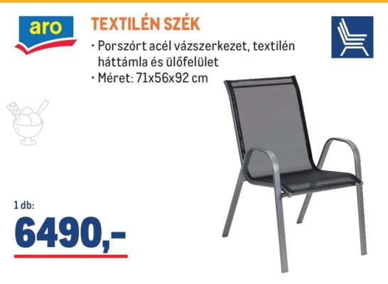 TEXTILÉN SZÉK