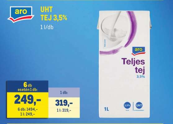 aro UHT TEJ 3,5%