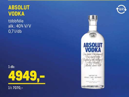 Absolut vodka