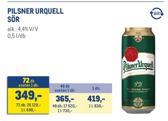 Pilsner Urquell sör