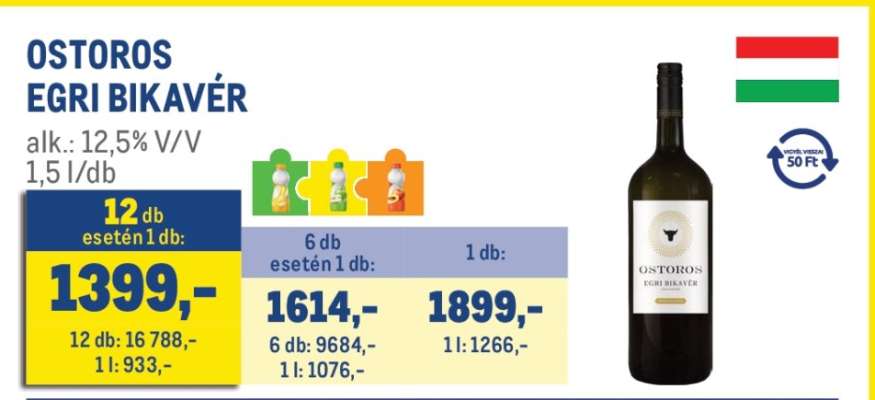 OSTOROS EGRI BIKAVÉR
