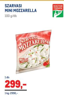 SZARVASI Mini mozzarella