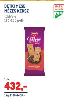 Detki Mese mézes keksz