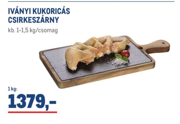 Iványi Kukoricás Csirkeszárny
