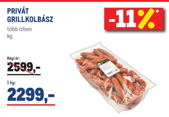 PRIVÁT GRILLKOLBÁSZ