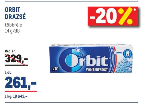 Orbit drazsé