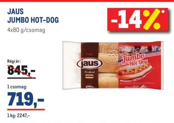 JAUS JUMBO HOT-DOG