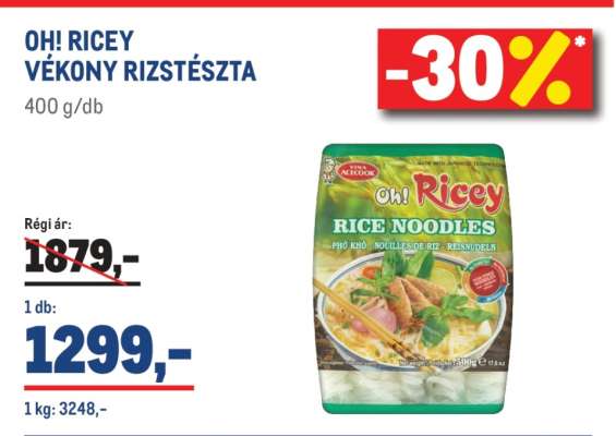 OH! RICEY VÉKONY RIZSTÉSZTA