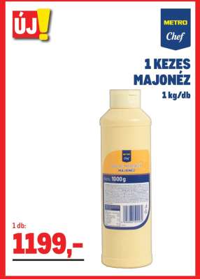 METRO Chef 1 KEZES MAJONÉZ
