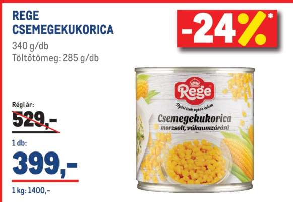 Rege csemegekukorica