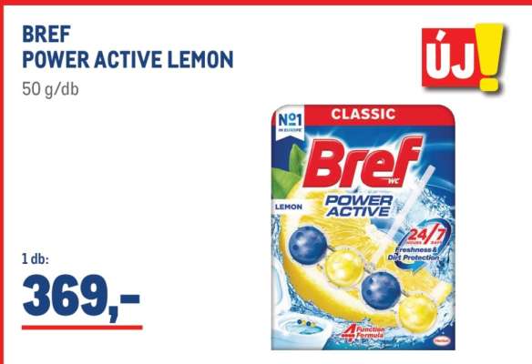 BREF POWER ACTIVE LEMON