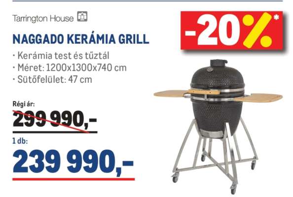 Tarrington House NAGGADO KERÁMIA GRILL