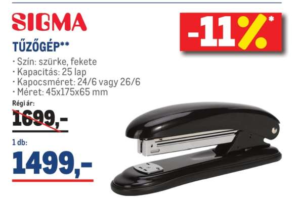 SIGMA TŰZŐGÉP