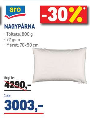 aro NAGYPÁRNA