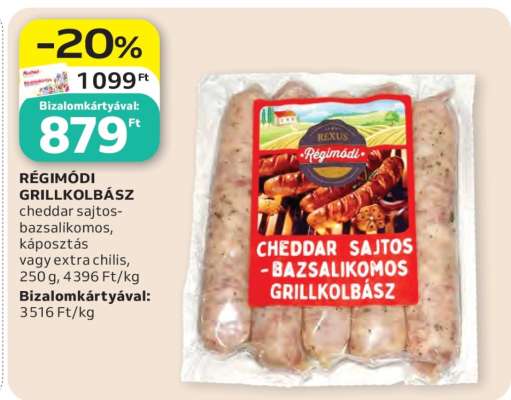 Régimódi Grillkolbász