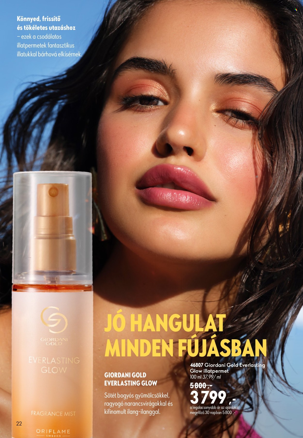 Oriflame akciós újságok - 2026.07.29 - 2026.08.18. Oldal 22