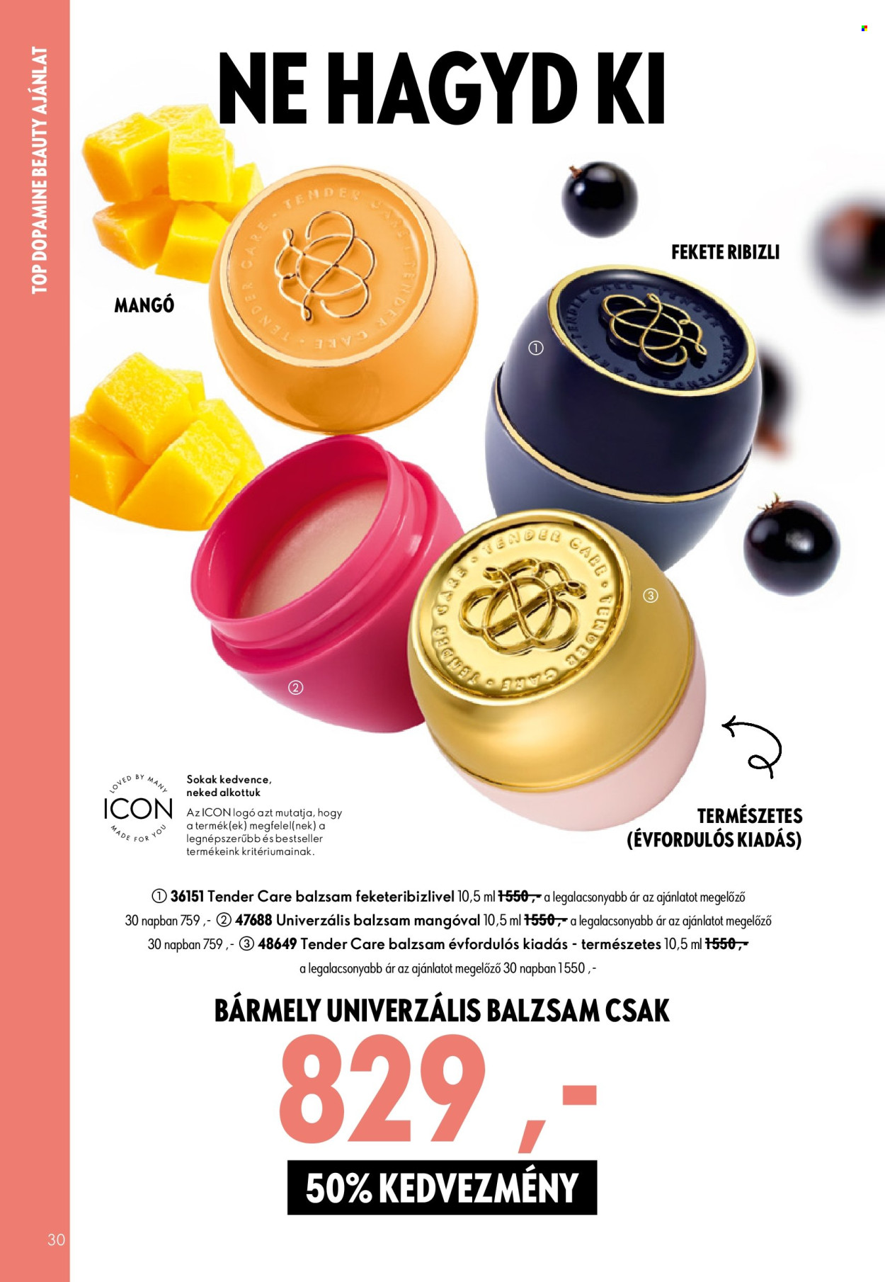 Oriflame akciós újságok - 2026.07.29 - 2026.08.18. Oldal 30