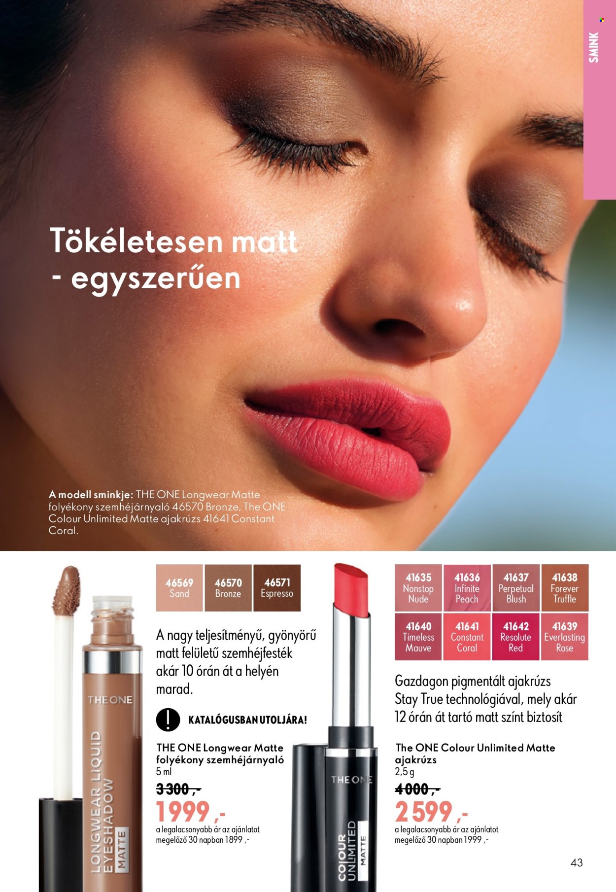 Oriflame akciós újságok - 2026.07.29 - 2026.08.18. Oldal 43