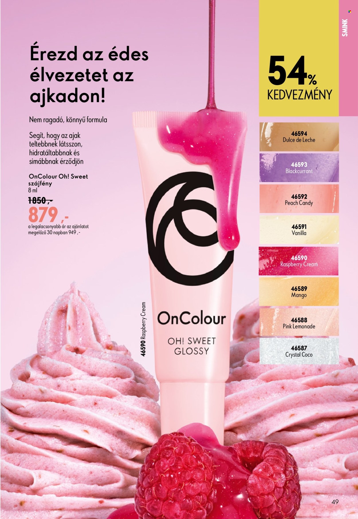 Oriflame akciós újságok - 2026.07.29 - 2026.08.18. Oldal 49