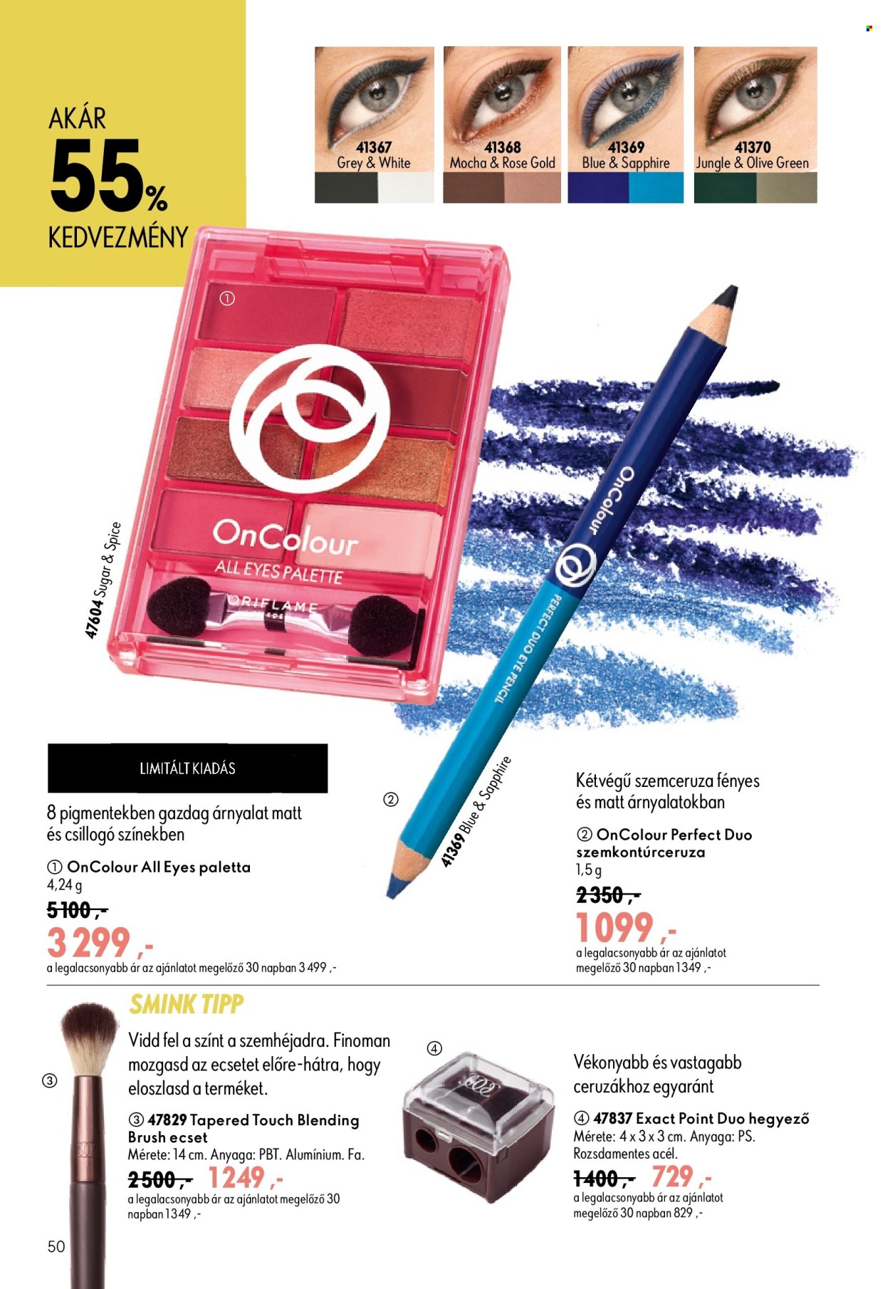 Oriflame akciós újságok - 2026.07.29 - 2026.08.18. Oldal 50