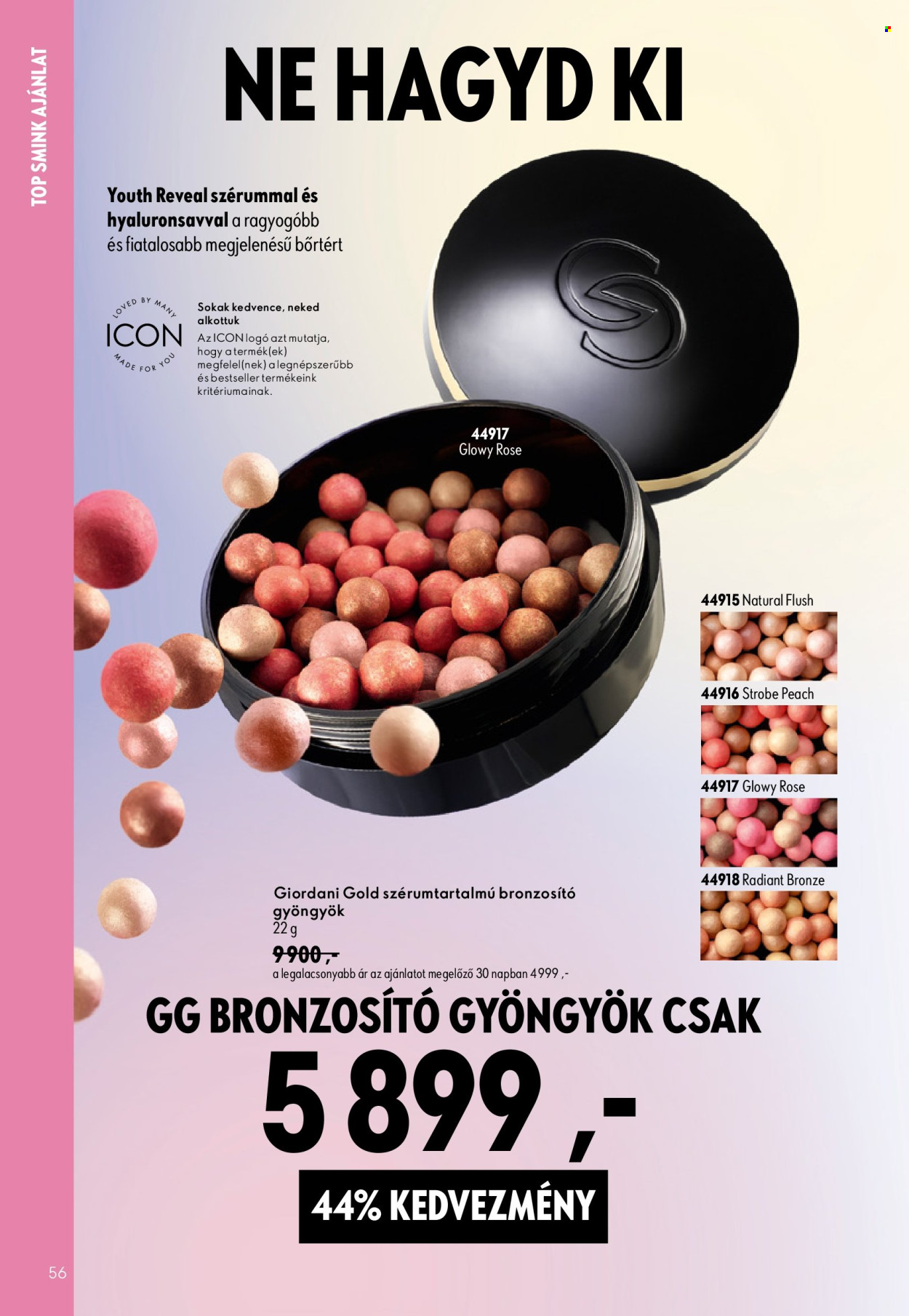 Oriflame akciós újságok - 2026.07.29 - 2026.08.18. Oldal 56