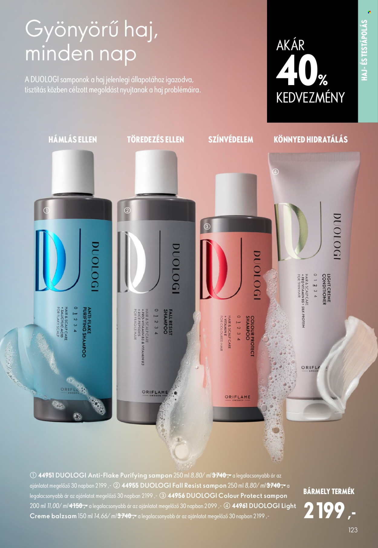 Oriflame akciós újságok - 2026.07.29 - 2026.08.18. Oldal 123