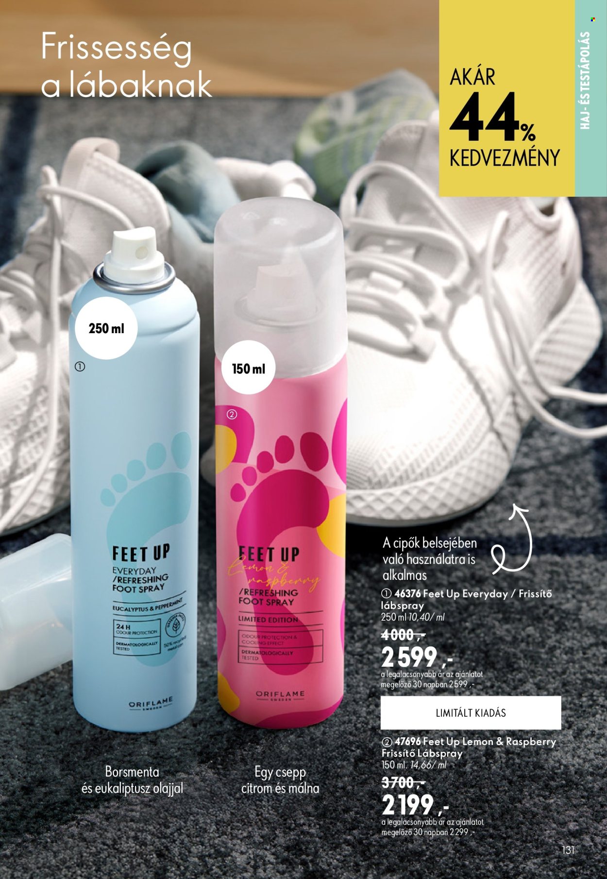 Oriflame akciós újságok - 2026.07.29 - 2026.08.18. Oldal 131